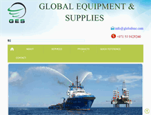 Tablet Screenshot of globalsne.com